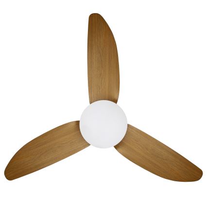 Brilagi - LED himmennettävä kattotuuletin LED/30W/230V 3000-6500K musta/ruskea + kaukosäädin