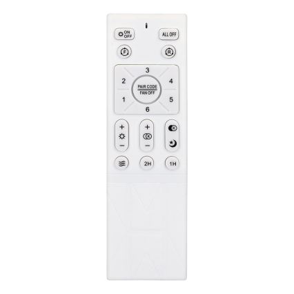 Brilagi - Himmennettävä LED-kattotuuletin LED/30W/230V 3000-6500K valkoinen + kaukosäädin