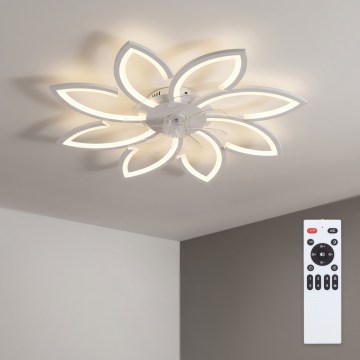 Brilagi - LED-himmennettävä kattotuuletin LED/43W/230V, halkaisija 90 cm, valkoinen + kaukosäädin