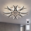 Brilagi - LED himmennettävä kattotuuletin LED/70W/230V halkaisija 76 cm musta + kaukosäädin