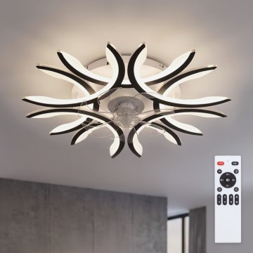 Brilagi - LED himmennettävä kattotuuletin LED/70W/230V halkaisija 76 cm musta + kaukosäädin