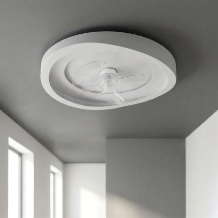 Brilagi - himmennettävä LED-kattotuuletin 80W/230V 3000-6500K halkaisija 50 cm valkoinen + kaukosäädin