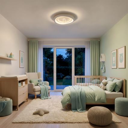 Brilagi - himmennettävä LED-kattotuuletin 80W/230V 3000-6500K halkaisija 50 cm valkoinen + kaukosäädin