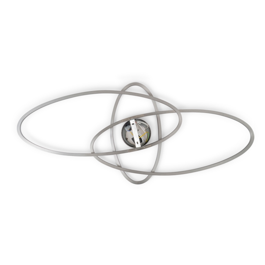 BRILAGI - LED-himmennettävä kattovalaisin APOLLO LED/58W/230V 3000-6500K 43,2x101,2 cm mattakromi + kaukosäädin