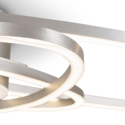 BRILAGI - LED-himmennettävä kattovalaisin APOLLO LED/58W/230V 3000-6500K 43,2x101,2 cm mattakromi + kaukosäädin