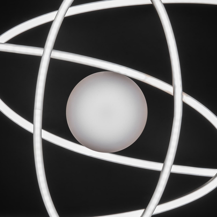 BRILAGI - LED-himmennettävä kattovalaisin APOLLO LED/58W/230V 3000-6500K 43,2x101,2 cm mattakromi + kaukosäädin