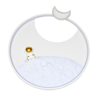 Brilagi - himmennettävä LED-lastenkattovalaisin ASTRO LED/20W/230V halkaisija 50 cm 3000-6000K astronautti + kaukosäädin