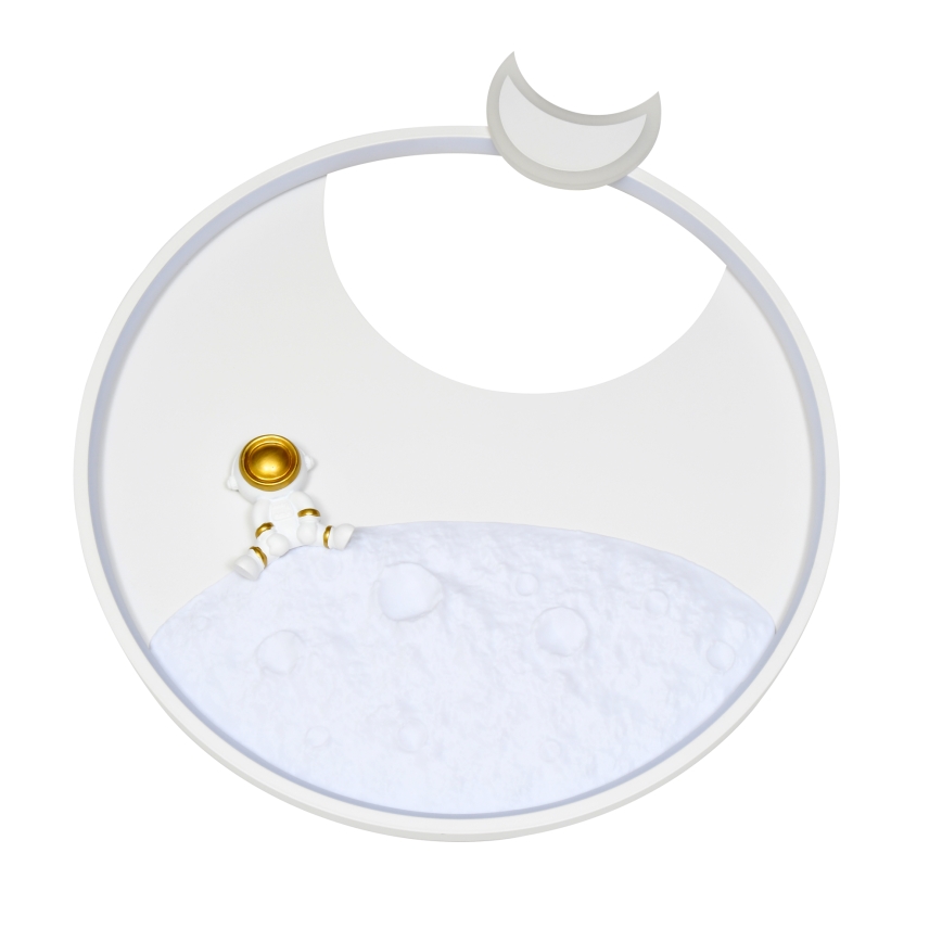 Brilagi - himmennettävä LED-lastenkattovalaisin ASTRO LED/20W/230V halkaisija 50 cm 3000-6000K astronautti + kaukosäädin