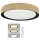 Brilagi - LED-himmennettävä kattovalaisin COCI LED/48W/230V 3000–6500K Ø 39 cm puukuvio/musta + kaukosäädin