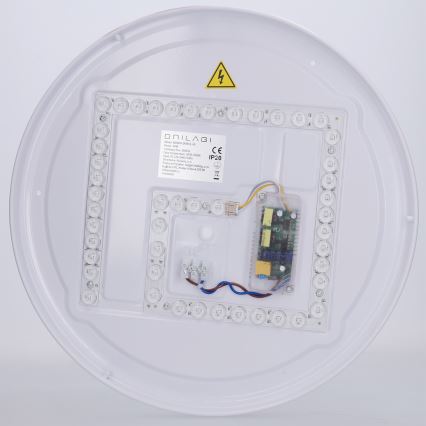 Brilagi - LED-himmennettävä kattovalaisin COCI LED/48W/230V 3000–6500K Ø 39 cm puukuvio/musta + kaukosäädin