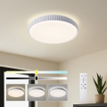 Brilagi - LED himmennettävä kattovalaisin CORVO LED/72W/230V 3000-6000K valkoinen halkaisija 50 cm + kaukosäädin