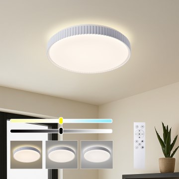 Brilagi - LED himmennettävä kattovalaisin CORVO LED/72W/230V 3000-6000K valkoinen halkaisija 50 cm + kaukosäädin