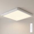 Brilagi - LED himmennettävä kattovalaisin ESTELA SQUARE LED/36W/230V 3000-6500K 31x31 cm valkoinen + kaukosäädin