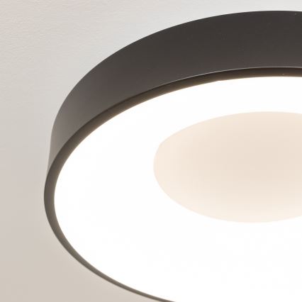 Brilagi - Himmennettävä LED-kattovalaisin FALCON II LED/67W/230V 3000-6500K halkaisija 40 cm musta + kaukosäädin