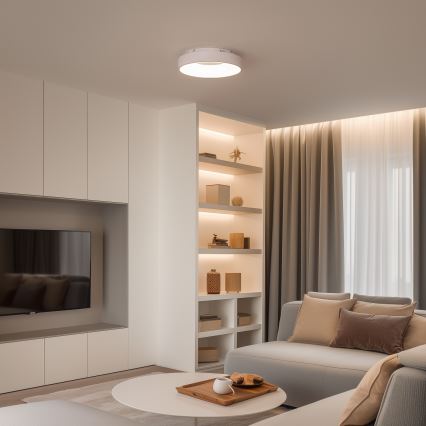Brilagi - LED-himmennettävä kattovalaisin FALCON II LED/67W/230V 3000-6500K Ø 40 cm valkoinen + kaukosäädin