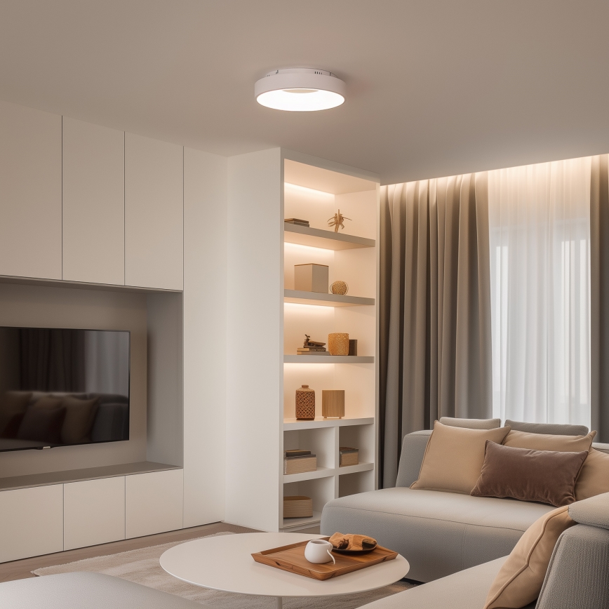 Brilagi - LED-himmennettävä kattovalaisin FALCON II LED/67W/230V 3000-6500K Ø 40 cm valkoinen + kaukosäädin
