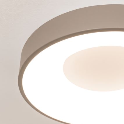 BRILAGI - LED Himmennettävä kattovalaisin FALCON II LED/67W/230V 3000-6500K halkaisija 40 cm valkoinen/beige + kaukosäädin