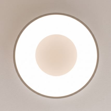 BRILAGI - LED Himmennettävä kattovalaisin FALCON II LED/67W/230V 3000-6500K halkaisija 40 cm valkoinen/beige + kaukosäädin