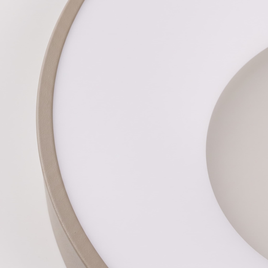 BRILAGI - LED Himmennettävä kattovalaisin FALCON II LED/67W/230V 3000-6500K halkaisija 40 cm valkoinen/beige + kaukosäädin