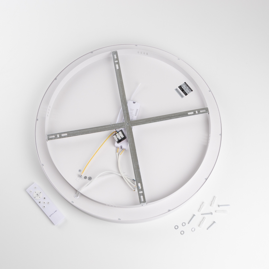 Brilagi - Himmennettävä LED-kattovalaisin FALCON II LED/99W/230V 3000-6500K halkaisija 60 cm valkoinen + kaukosäädin