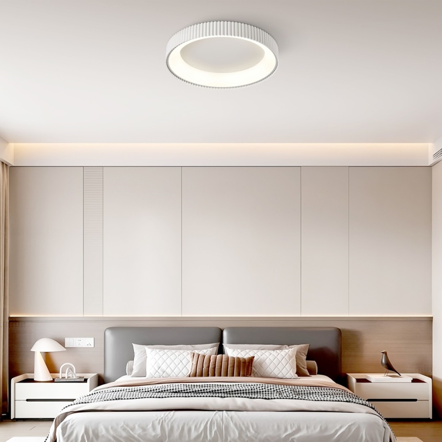 BRILAGI - LED Himmennettävä kattovalaisin FALCON MODERN LED/54W/230V 3000–6000K Ø 60 cm valkoinen + kaukosäädin