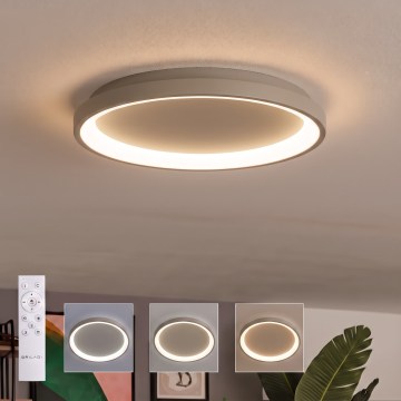BRILAGI - LED himmennettävä kattovalaisin FALCON SLIM LED/42W/230V 3000-6500K Ø 50 cm beige + kaukosäädin