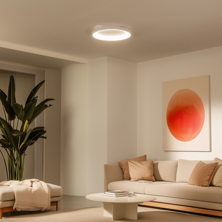 Brilagi - LED-himmennettävä kattovalaisin FALCON SLIM LED/42W/230V 3000-6500K halkaisija 50 cm valkoinen + kaukosäädin