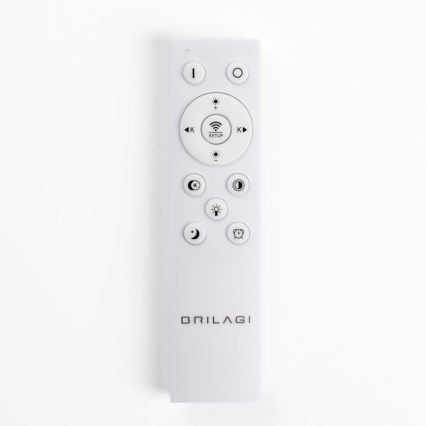 BRILAGI - Himmennettävä kattovalaisin FALCON SLIM LED/42W/230V 3000-6500K halkaisija 50 cm valkoinen/beige + kaukosäädin