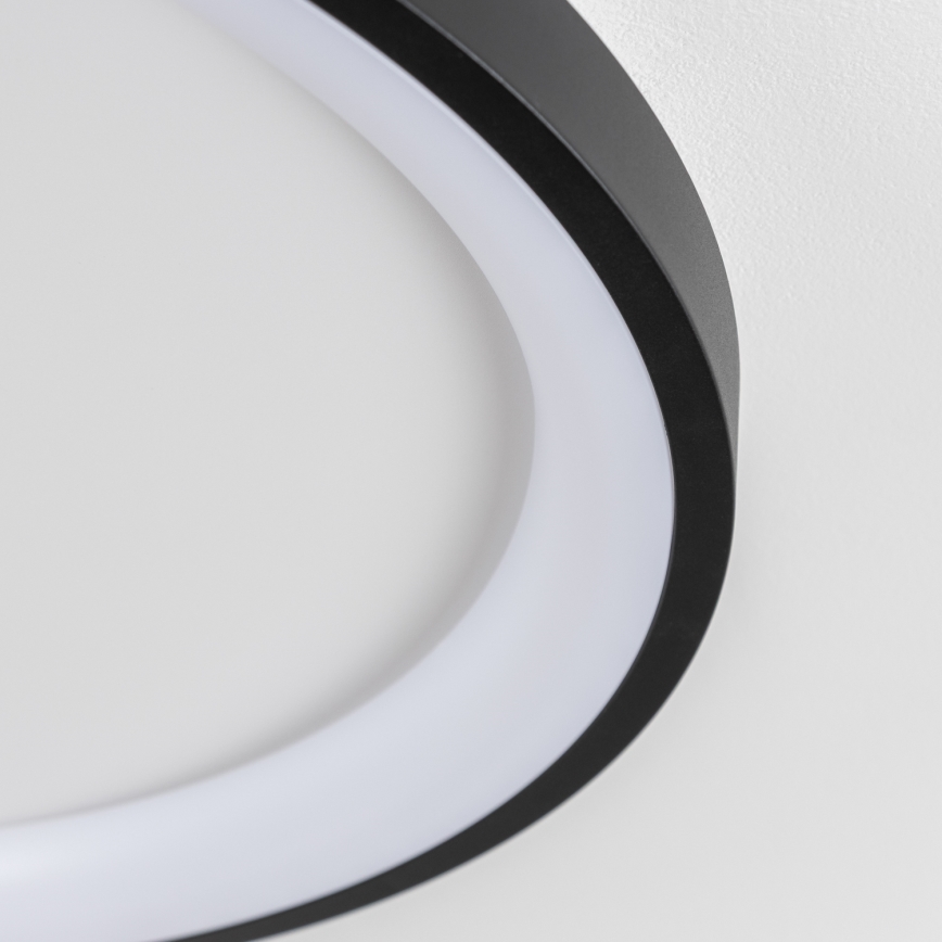 Brilagi - FALCON SLIM himmennettävä LED-kattovalaisin 42W 230V 3000–6500K Ø 50 cm musta + kaukosäädin