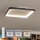 Brilagi - LED Himmennettävä kattovalaisin FALCON SLIM LED/50W/230V 3000-6500K 50x50 cm musta + kaukosäädin