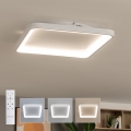Brilagi - LED himmennettävä kattovalaisin FALCON SLIM LED/50W/230V 3000-6500K 50x50 cm valkoinen + kauko-ohjain