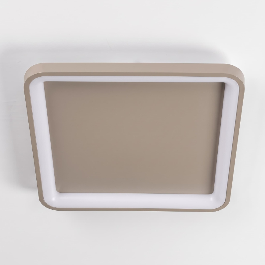 BRILAGI - Himmennettävä LED-kattovalaisin FALCON SLIM LED/50W/230V 3000-6500K 50x50 cm beige + kaukosäädin
