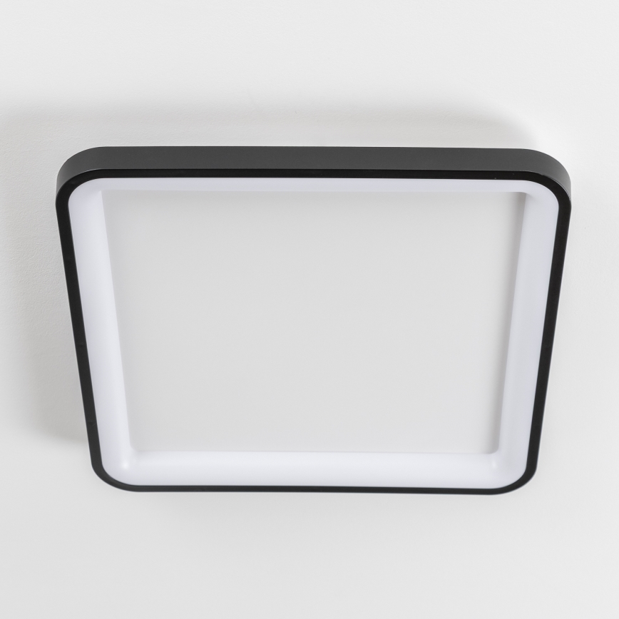 Brilagi - LED Himmennettävä kattovalaisin FALCON SLIM LED/50W/230V 3000-6500K 50x50 cm musta + kaukosäädin