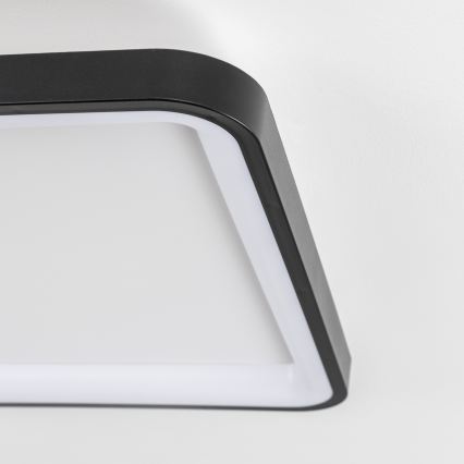 Brilagi - LED Himmennettävä kattovalaisin FALCON SLIM LED/50W/230V 3000-6500K 50x50 cm musta + kaukosäädin