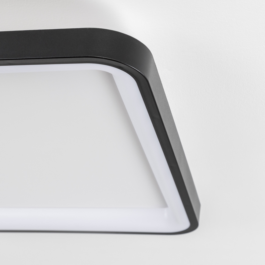 Brilagi - LED Himmennettävä kattovalaisin FALCON SLIM LED/50W/230V 3000-6500K 50x50 cm musta + kaukosäädin