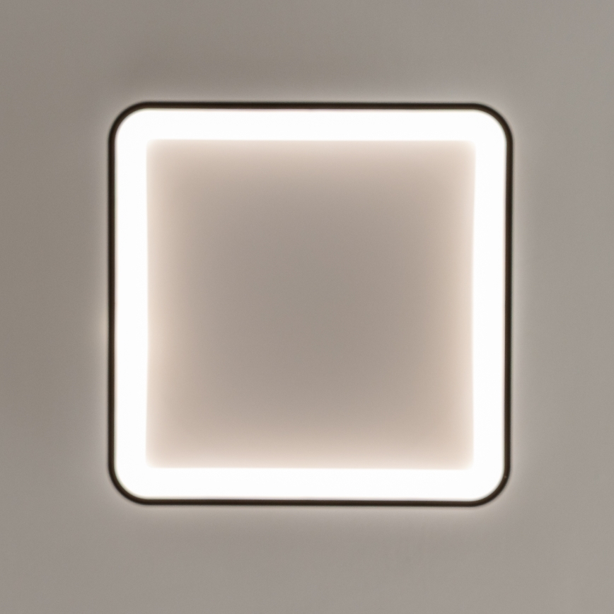 Brilagi - LED Himmennettävä kattovalaisin FALCON SLIM LED/50W/230V 3000-6500K 50x50 cm musta + kaukosäädin