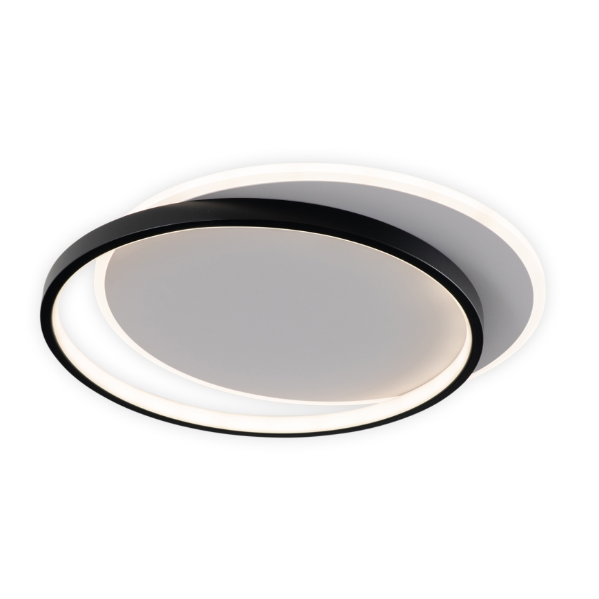 Brilagi - Himennettävä LED-kattovalaisin FLARE LED/48W/230V 3000-6000K 39,5x45 cm valkoinen/musta + kaukosäädin