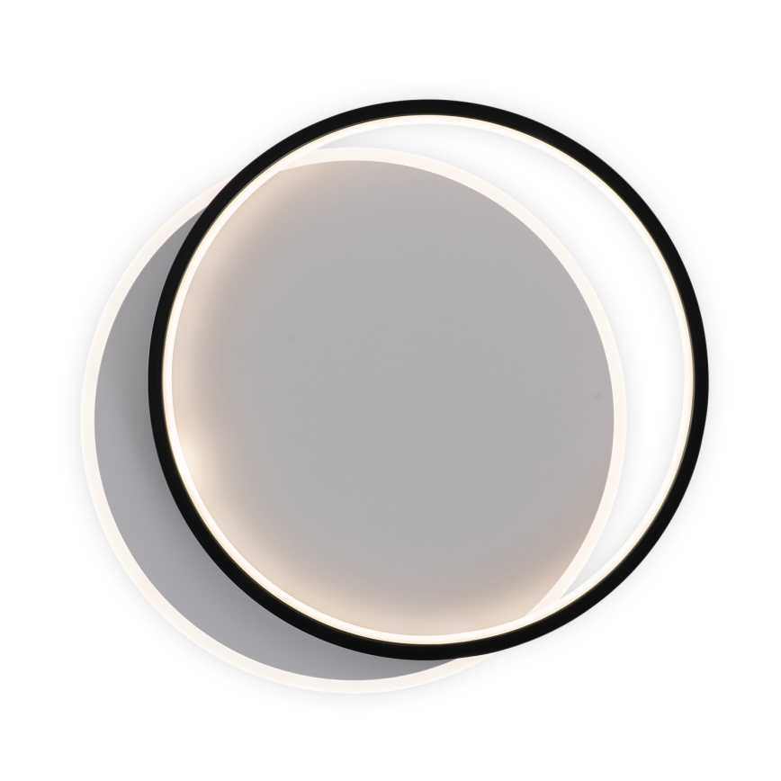 Brilagi - Himennettävä LED-kattovalaisin FLARE LED/48W/230V 3000-6000K 39,5x45 cm valkoinen/musta + kaukosäädin