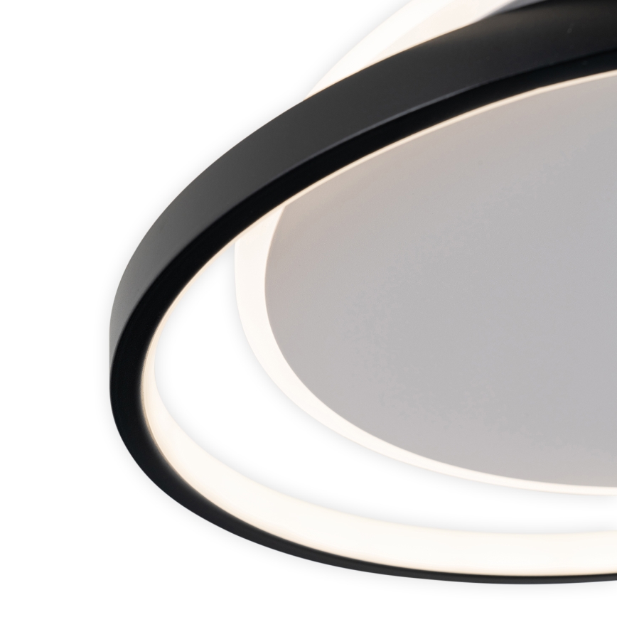 Brilagi - Himennettävä LED-kattovalaisin FLARE LED/48W/230V 3000-6000K 39,5x45 cm valkoinen/musta + kaukosäädin