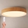 Brilagi - LED-himmennettävä kattovalaisin FLOCO LED/48W/230V halkaisija 40 cm puukuosi/valkoinen + kaukosäädin