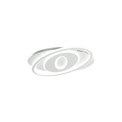 Brilagi - LED-himmennettävä kattovalaisin IRIS LED/78W/230V 3000-6000K 37x49 cm valkoinen + kaukosäädin