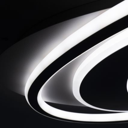BRILAGI - LED-himmennettävä kattovalaisin IRIS LED/78W/230V 3000-6000K 37x49 cm valkoinen + kaukosäädin