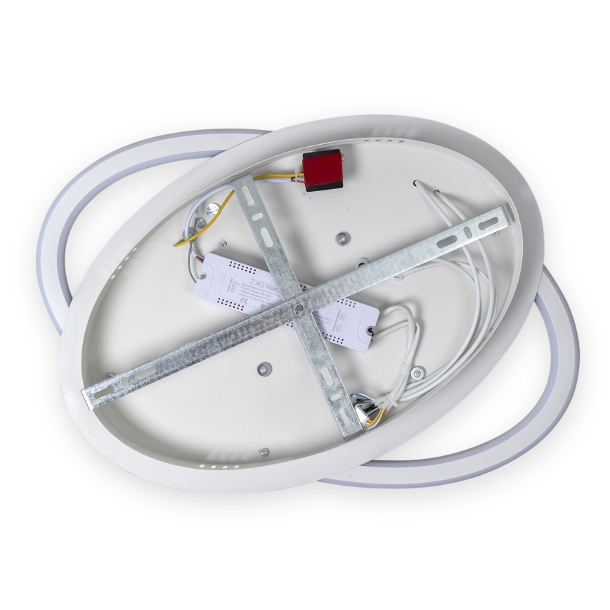 BRILAGI - LED-himmennettävä kattovalaisin IRIS LED/78W/230V 3000-6000K 37x49 cm valkoinen + kaukosäädin