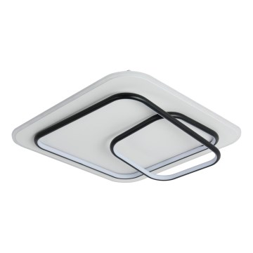 Brilagi - LED Himmennettävä kattovalaisin IRIS LED/81W/230V 3000-6000K 50x50 cm valkoinen/musta + kaukosäädin