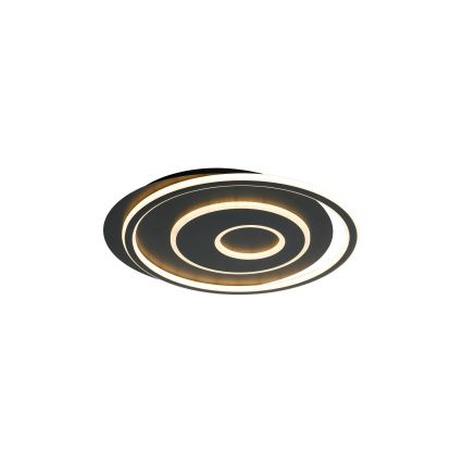 Brilagi - Himennettävä LED-kattovalaisin IRIS LED/83W/230V 3000–6000K 46×50 cm musta + kaukosäädin