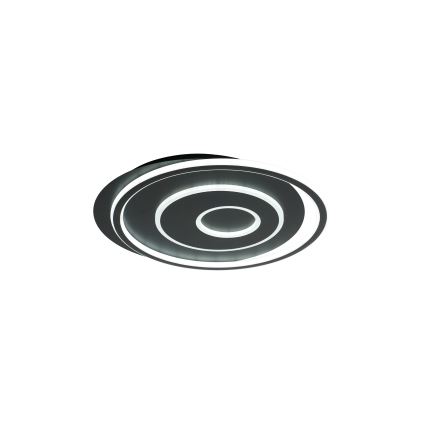 Brilagi - Himennettävä LED-kattovalaisin IRIS LED/83W/230V 3000–6000K 46×50 cm musta + kaukosäädin