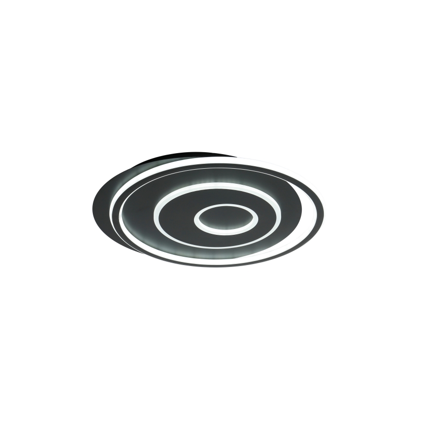 Brilagi - Himennettävä LED-kattovalaisin IRIS LED/83W/230V 3000–6000K 46×50 cm musta + kaukosäädin