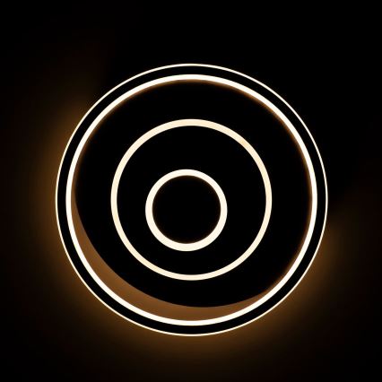 BRILAGI - Himennettävä LED-kattovalaisin IRIS LED/83W/230V 3000–6000K 46×50 cm musta + kaukosäädin