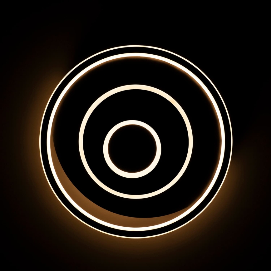 BRILAGI - Himennettävä LED-kattovalaisin IRIS LED/83W/230V 3000–6000K 46×50 cm musta + kaukosäädin