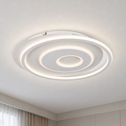 BRILAGI - himmennettävä LED-kattovalaisin IRIS LED/83W/230V 3000-6000K 46x50 cm valkoinen + kaukosäädin